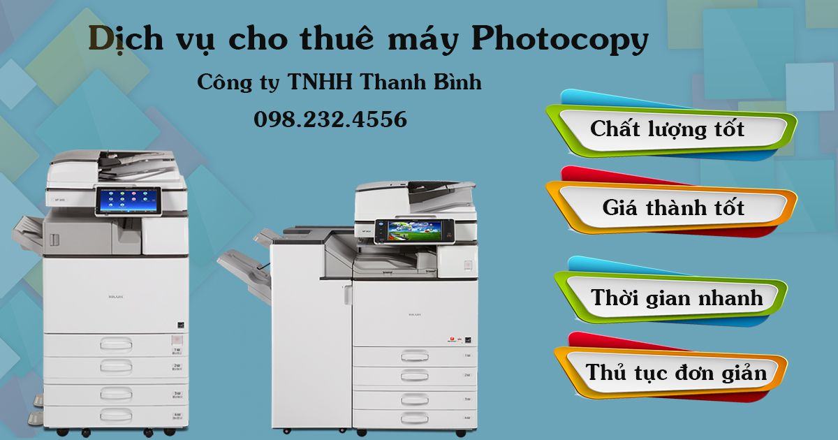 Cho thuê máy photocopy màu tại Hà Nội