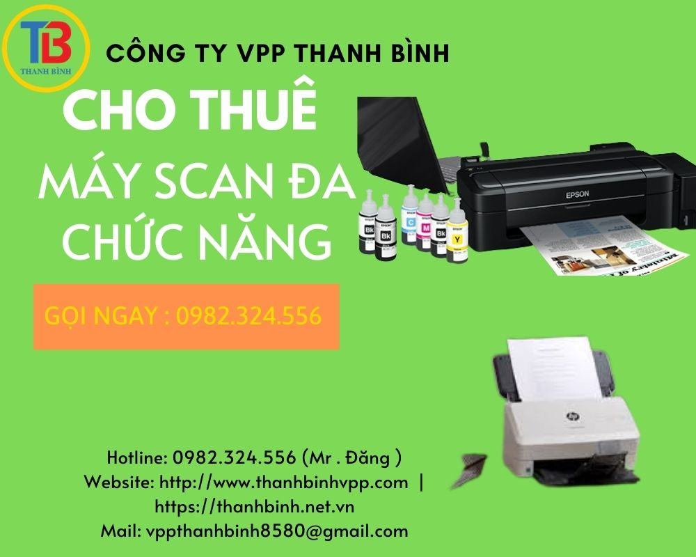 Cho thuê Máy Scan chất lượng , giá rẻ tại Hà Nội