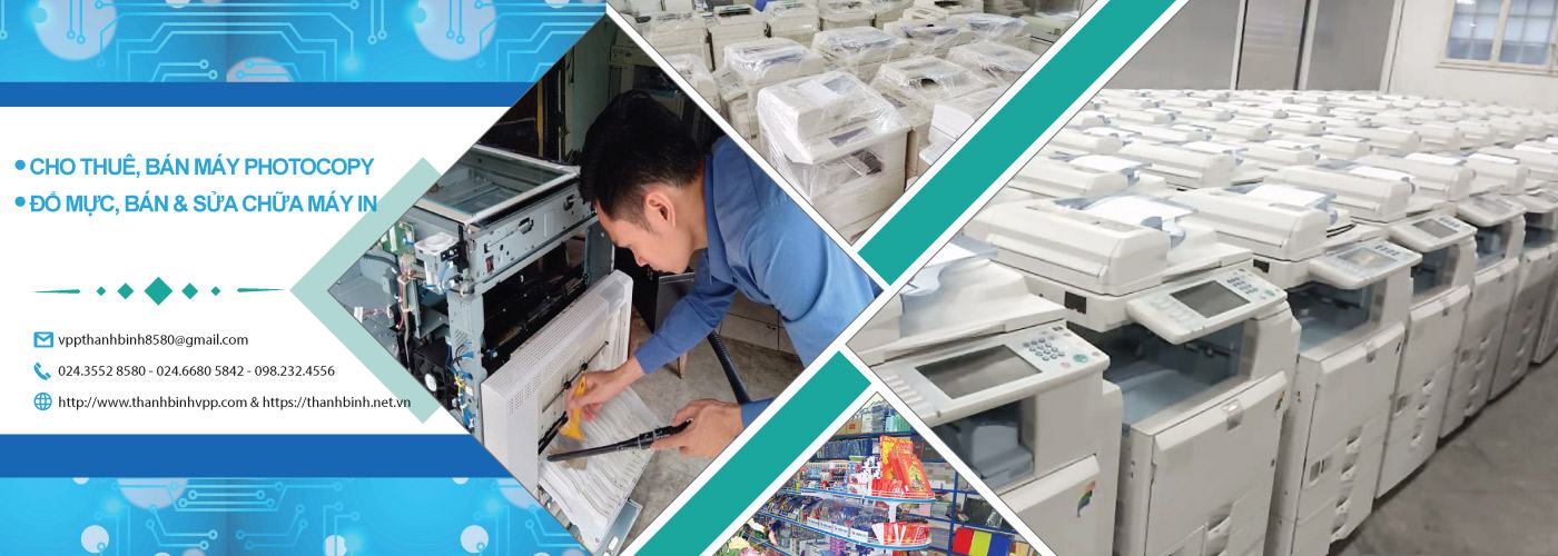 Công ty chuyên cho thuê Máy Photocopy VPP Thanh Bình 