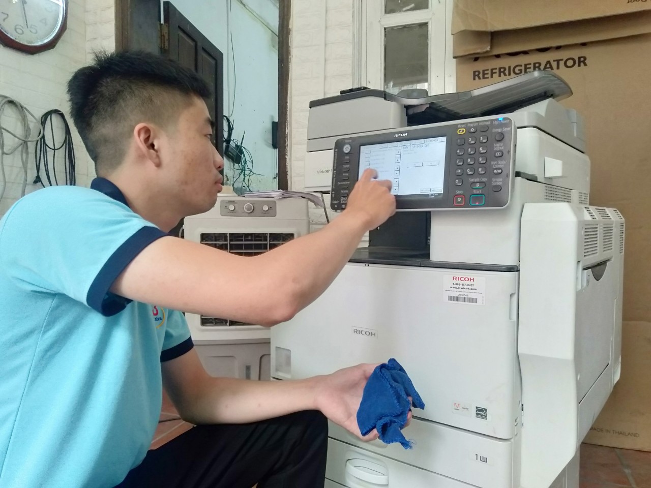Hướng dẫn quy trình bảo trì và sửa máy photocopy - máy in của công ty Thanh Bình